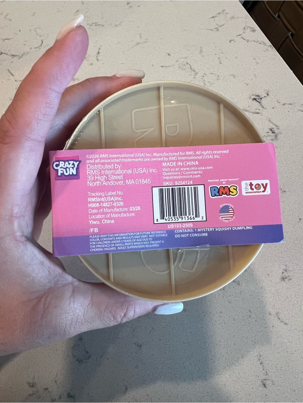 NWT Authentic Five Below Squishy Mystery Dumpling - Purple Holographic Edition - Picture 2 of 3